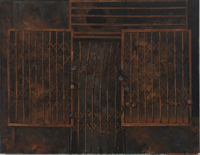 Martin Wong, Closed, 1984-85, acrylic on canvas. Whitney Museum of American Art, New York. Photo courtesy the Bronx Museum of the Arts.