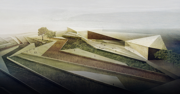 A rendering of the new Palestine Museum. Photo: Palestine Museum