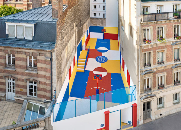 Kazimir Malevich-Inspired Basketball in Paris