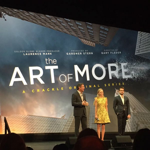 Dennis Quaid, Kate Bosworth, and Christian Cooke at a screening of the <em>Art of More</em><br /> <br /> Photo: Courtesy @Crackle Twitter