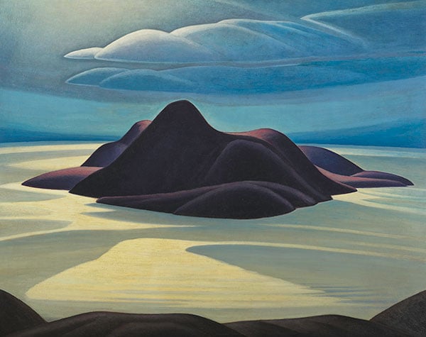 Lawren Harris, Pic Island (1924). Photo: courtesy McMichael Canadian Art Collection/ ©Family of Lawren S. Harris. Image courtesy of