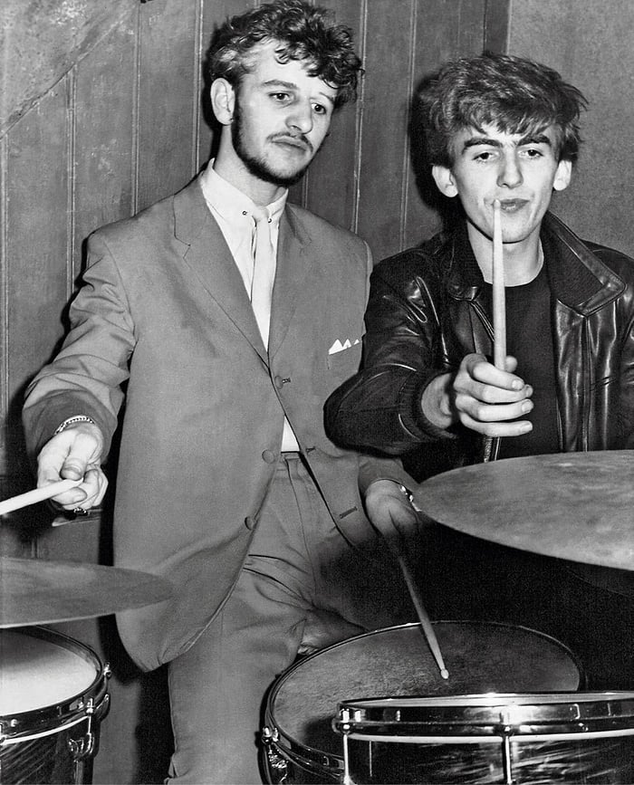 Ringo Starr, <em>Ringo and George</em>. Photo: Ringo Starr. 