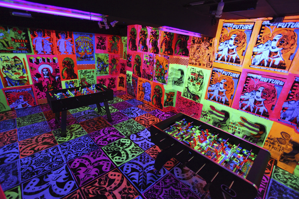 FAILE: Savage/Sacred Young Minds installation photo.Photo: Courtesy of the Brooklyn Museum.
