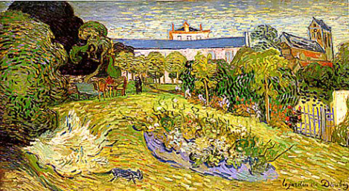 Vincent van Gogh, <em>The Garden of Daubigny</em> (1890). Photo: courtesy the Rudolf Staechelin Collection.