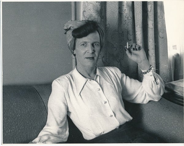 Anonymous photographer, Louise Lawrence with cigarette. Image: Courtesy of Kinsey Institute, Indiana University.