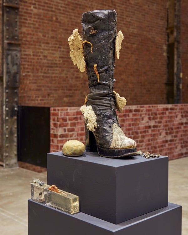 Anthea Hamilton Natural Livin' Boot (2015). Photo by Kyle Knodell. Image: Courtesy of the artist.