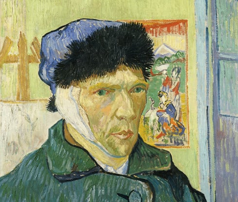 Vincent van Gogh, Self-Portrait with Bandaged Ear (1889).
