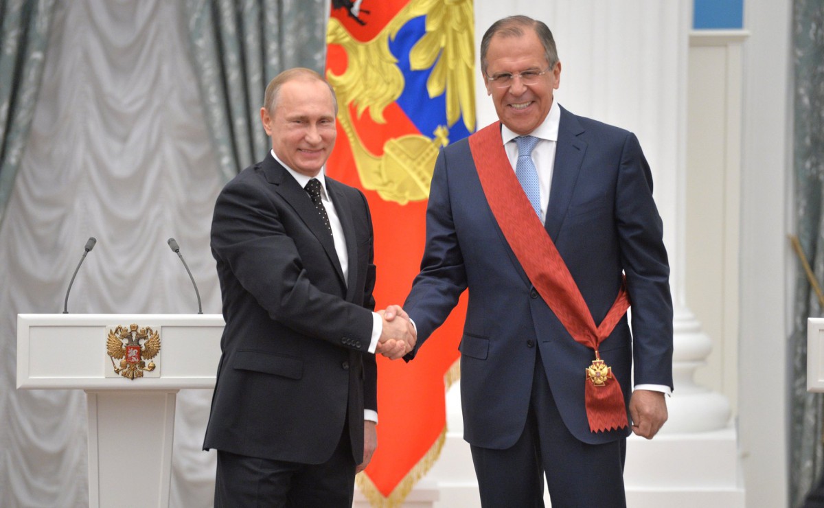 Vladimir Putin and Sergey Lavrov, the Russian president and foreign minister.Photo: Courtesy of Wikipedia.