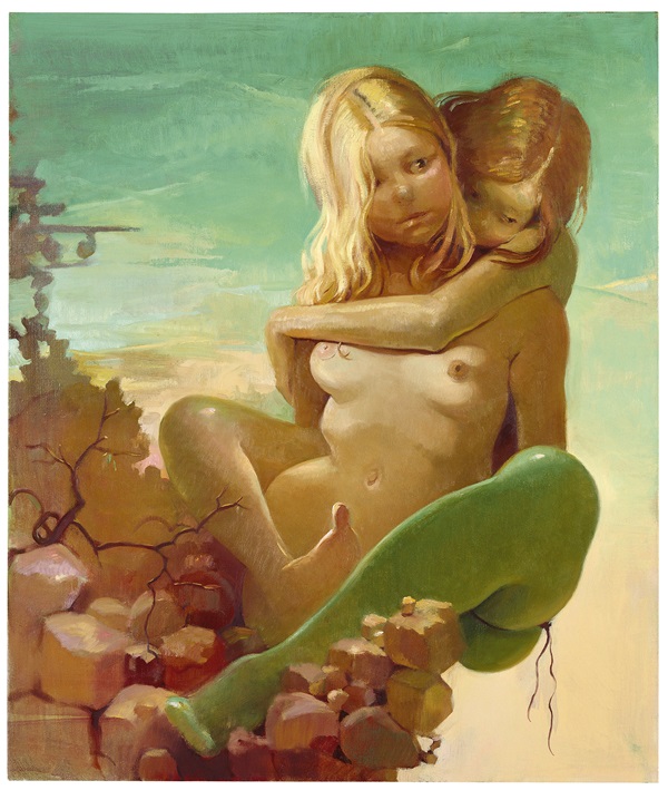 Lisa Yuskavage, Piggyback (2006). Private Collection. Image: Courtesy the artist and David Zwirner, New York/London