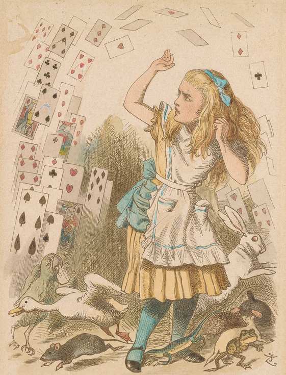 John Tenniel, a proof  featuring Alice. Photo: the Morgan Library & Museum, New York. 