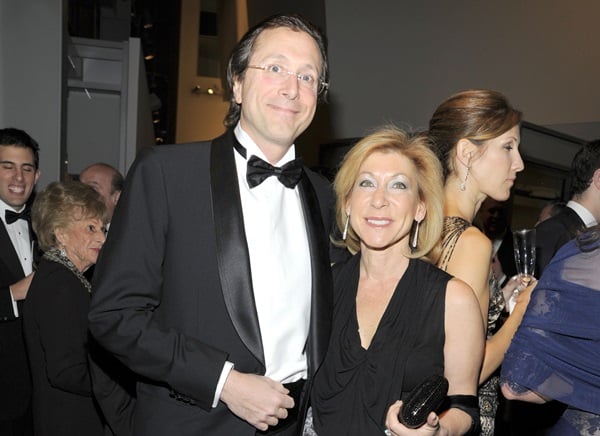 Bruce Berkowitz with Tracy Berkowitz at the grand opening gala for New World Symphony Honoring The New Frank Gehry-designed campus. Image: Patrick McMullan