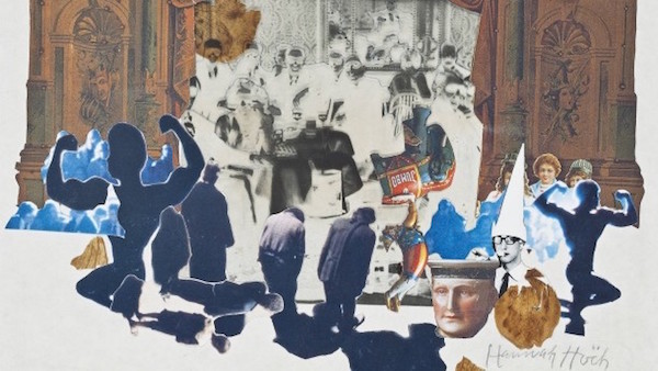 A forged collage claimed to be by Hannah Höch. Experts at Berlinische Galerie determined it to be a fake. Photo: Berlinische Galerie Archiv