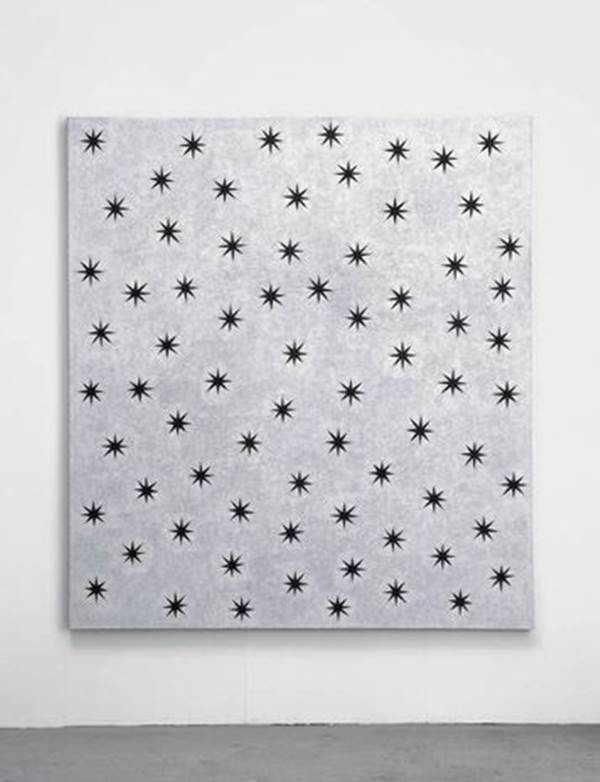 David Austen, Black Stars (2007). Photo: via artnet/ Inglebv Gallery.