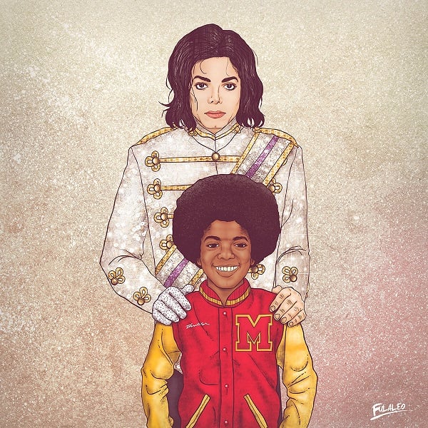 Michael Jackson and Michael Jackson. <br>Photo: Fulaleo</br>