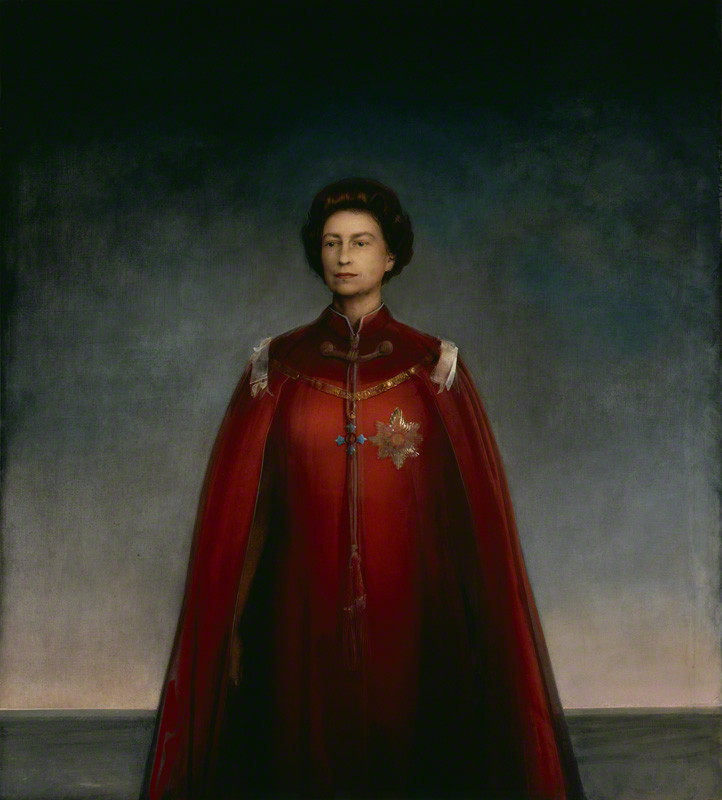 Pietro Annigoni, <em>Queen Elizabeth II</em>, (1969). Photo: © National Portrait Gallery, London.