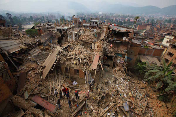 The April 25 earthquake in Nepal claimed over 9,000 lives. Photo: Time Magazine