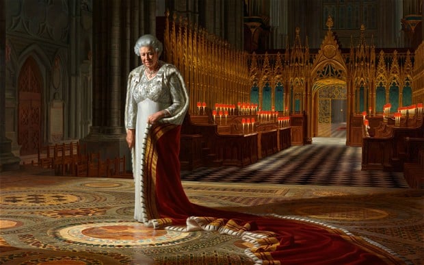 Ralph Heimans, <em>A Portrait of Her Majesty Queen Elizabeth II</em> (2012).