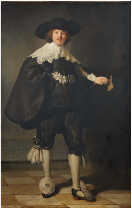Remdrandt, <i>Portrait of Marten Soolmans</i> (1634)<br /> Photo: Wikimedia Commons.