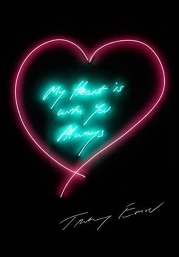 Tracey Emin, You Loved Me Once Like a Distant Star (2012). Photo: via artnet/Gallery Blossom.