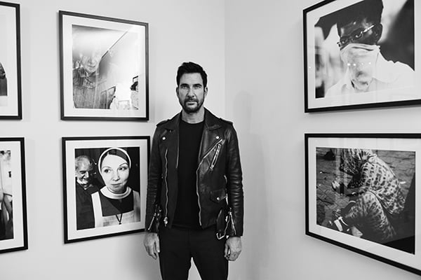 Dylan McDermott at "Street Life," his pop-up photo exhibition at the New York Edition hotel. Photo: Jared Siskin, courtesy Patrick McMullan.
