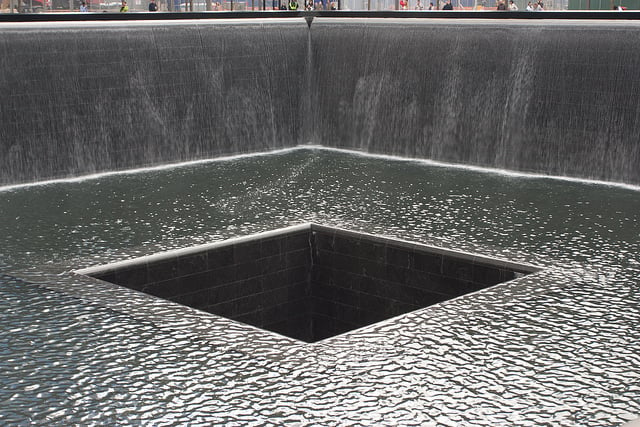 The 9/11 Memorial. Photo by Cameron Donaldson, via Flickr.