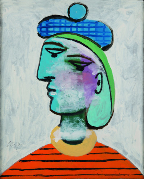 Pablo Picasso Marie-Thérèse au béret bleu (1937) Photo: © Succession Picasso 2015 / Photo Béatrice Hatala