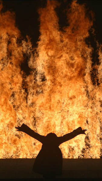 Bill Viola, <i>Fire Woman</i> (2005) <br> Photo: © Kira Perov, courtesy Bill Viola Studio