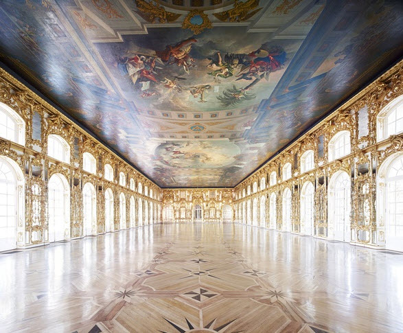 Candida Höfer, Catherine Palace Pushkin St. Petersburg III (2014). Courtesy of Ben Brown Fine Arts. 