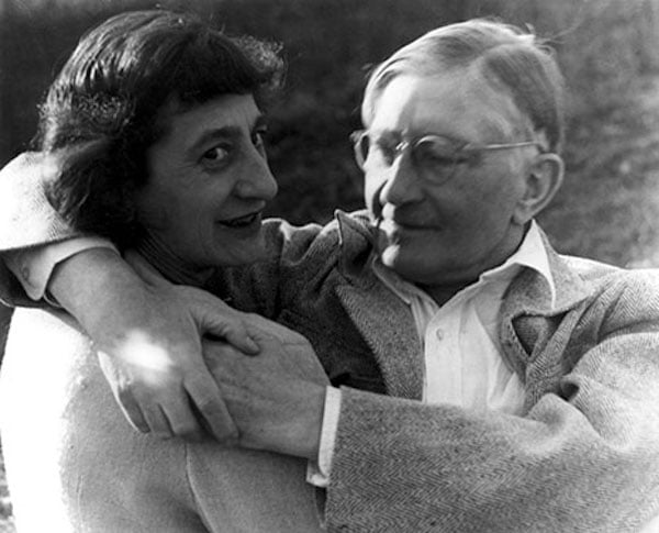 Josef and Anni Albers at Black Mountain College in 1949.Photo: Theodore Dreier via Josef & Anni Albers Foundation