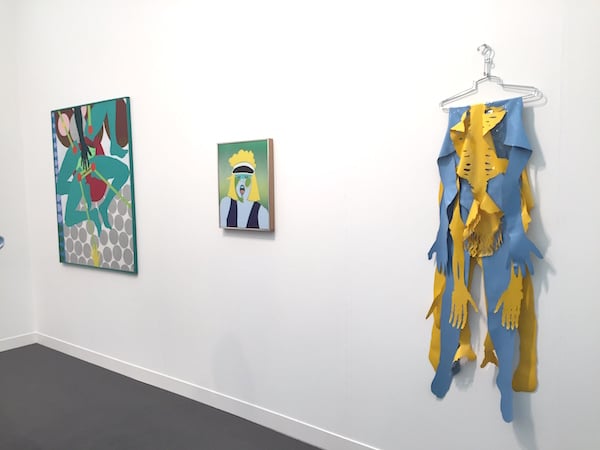 Works by Kiki Kogelnik at the Simone Subal booth at Frieze London 2015.<br>Photo: Lorena Muñoz-Alonso