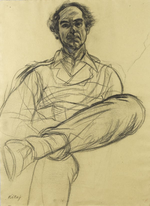 R.B. Kitaj, Portrait of Philip Roth.Image: Courtesy of Stephen Ongpin Fine Art