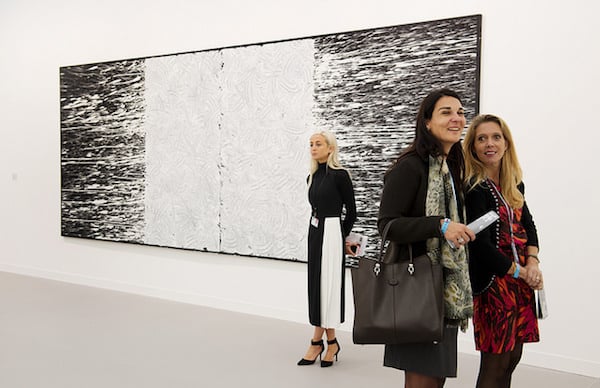 Installation view of Lisson Gallery’s booth at Frieze London 2015.<br>Photo: Linda Nylind. Courtesy of Linda Nylind/Frieze