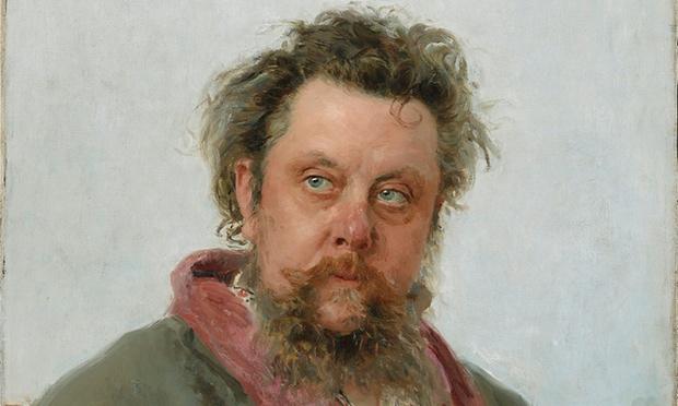 Ilya Repin <i>Portrait of Modest Mussorgsky</i> (1881), detail. Collection of the Tretyakov Gallery, Moscow. 