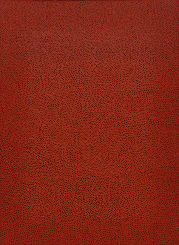 Yayoi Kusama No. Red B sold for $7 million at Sotheby's Hong Kong.  Image: Courtesy of Sotheby's.