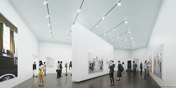 Rendering of the SITElab in SHoP Architects' design for the expanded SITE Santa Fe. Photo: SHoP Architects.