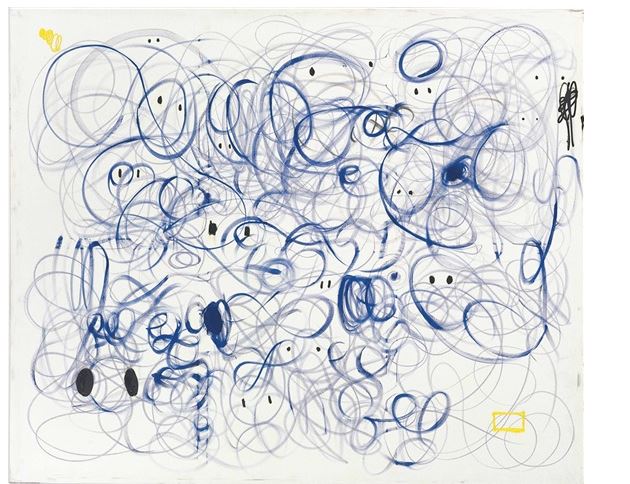 Christian Rosa Untitled (2013), sold for $209,000 at Christie's this past November, far surpassing the $60,000 to $80,000 estimate. Image: Courtesy of Christie's Images Ltd.