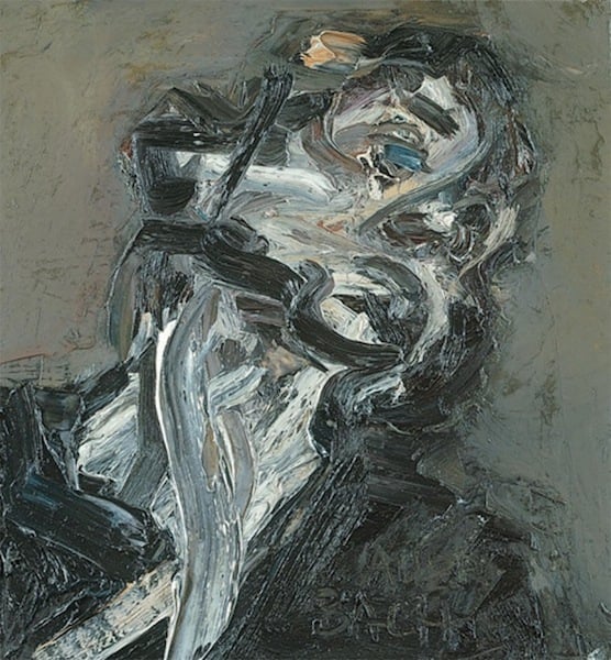 Frank Auerbach <i> Head of William Feaver</i> (2003) <br> Photo: Collection of Gina and Stuart Peterson courtesy The Tate