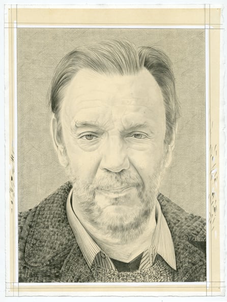 Phong Bui, Portrait of David Carrier.