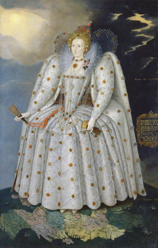 Marcus Gheeraerts the Younger Queen Elizabeth I ('The Ditchley portrait') (1592) Photo: National Portrait Gallery