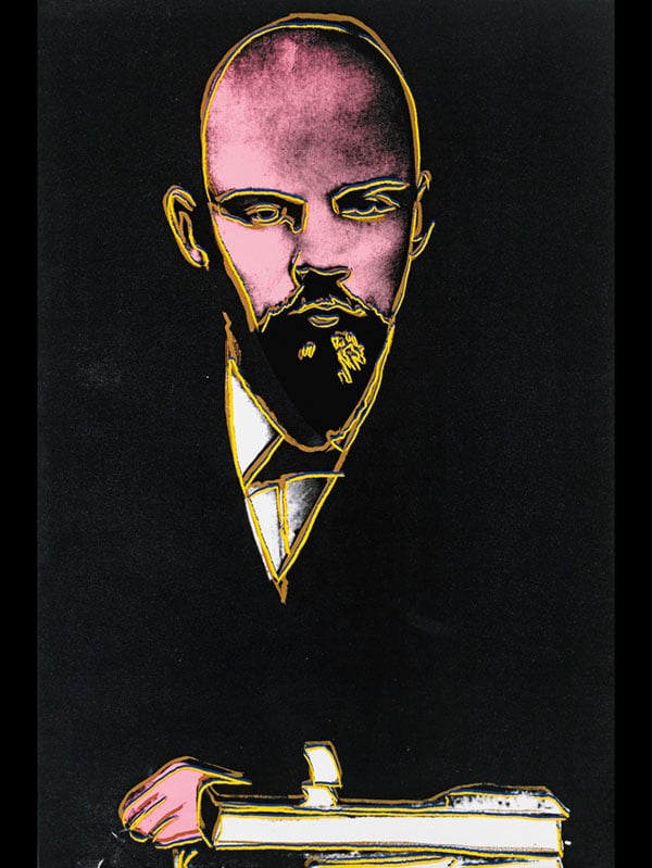Andy Warhol, Lenin.Image: Courtesy of Sotheby's
