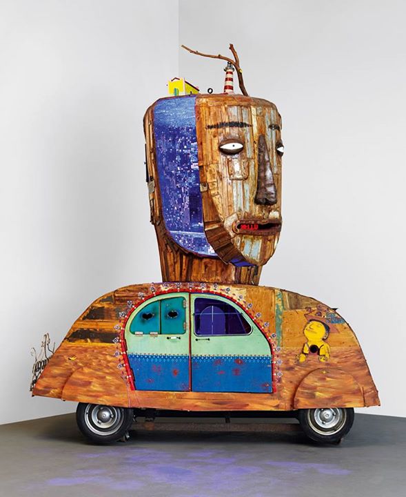 Os Gêmeos, </em>Sem Titulo</em>, in "Everything you are I am not: Latin American Art from the Tiroche DeLeon Collection." Photo: courtesy Mana Contemporary.