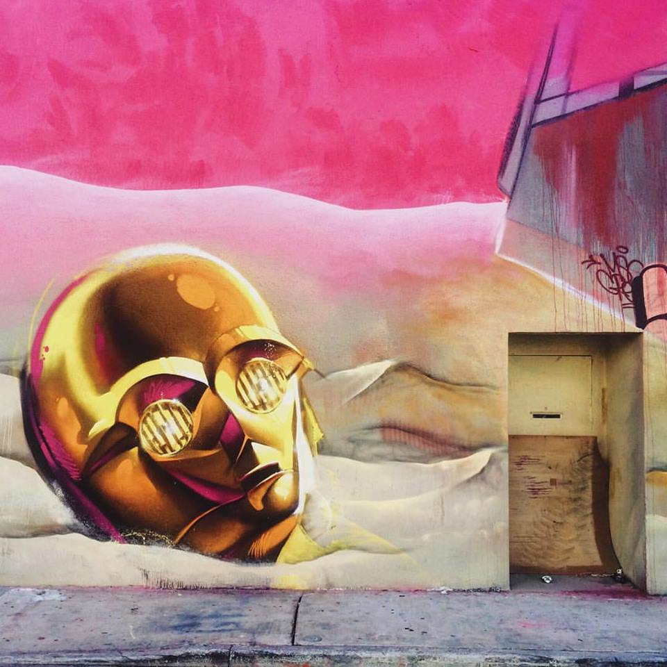 cale.k2s, Star Wars Tribute Wall (detail). Photo: courtesy the Bushwick Collective.