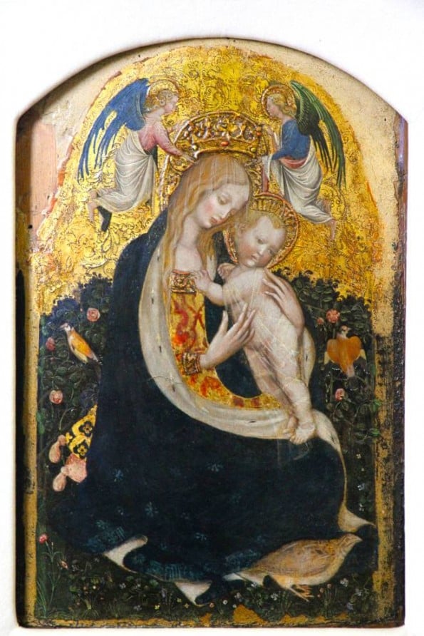 Pisanello, <em>Madonna of the Quail</em>. Photo: courtesy Museo di Castelvecchio, Comune di Verona.