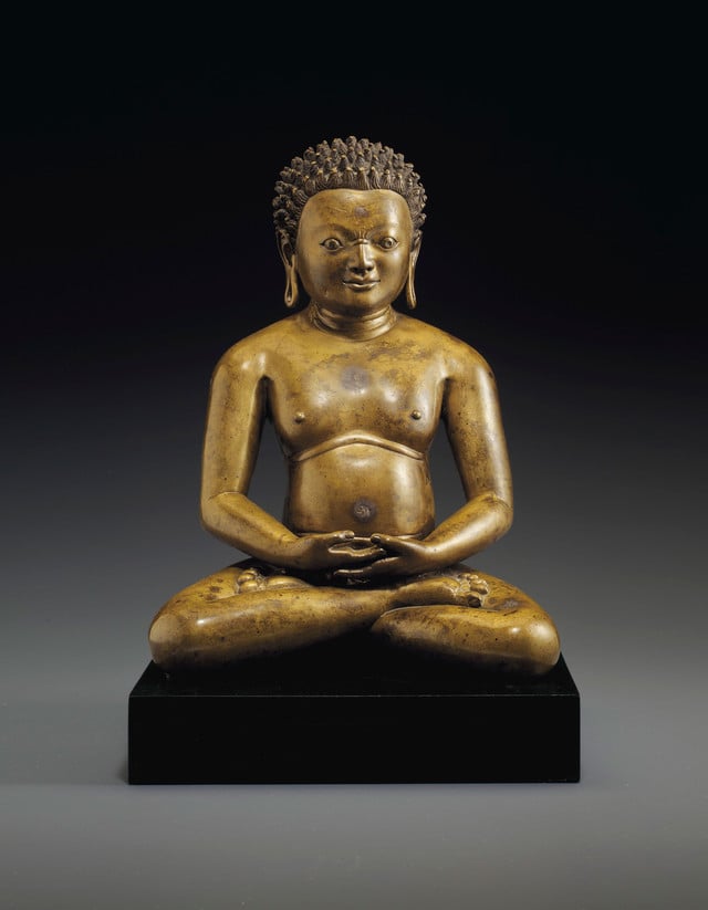 Tibetan bronze seated yogi, possibly Padampa Sangye. Photo: courtesy Christie's New York.