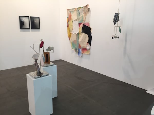 Booth of Car Drde at Artissima 2015, with works by David Casini and Alexis Teplin.<br>Photo: Lorena Muñoz-Alonso