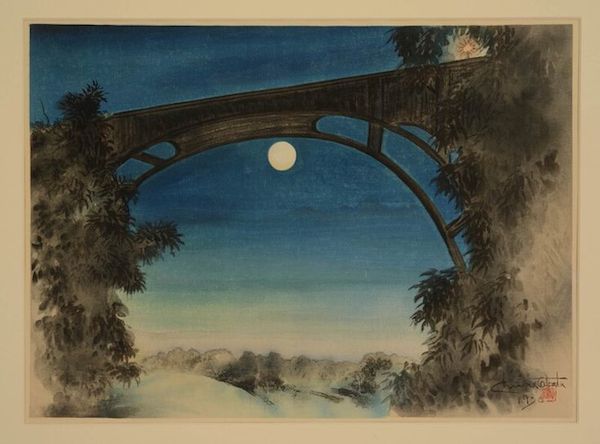 Chiura Obata, <em>Full Moon, Pasadena, California </em>(1930)<br>Image: Courtesy Whitney Museum of American Art