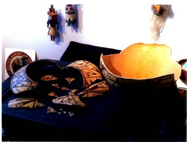 A bowl that was damaged in transit. Image: Courtesy of AXA Art Insurance.