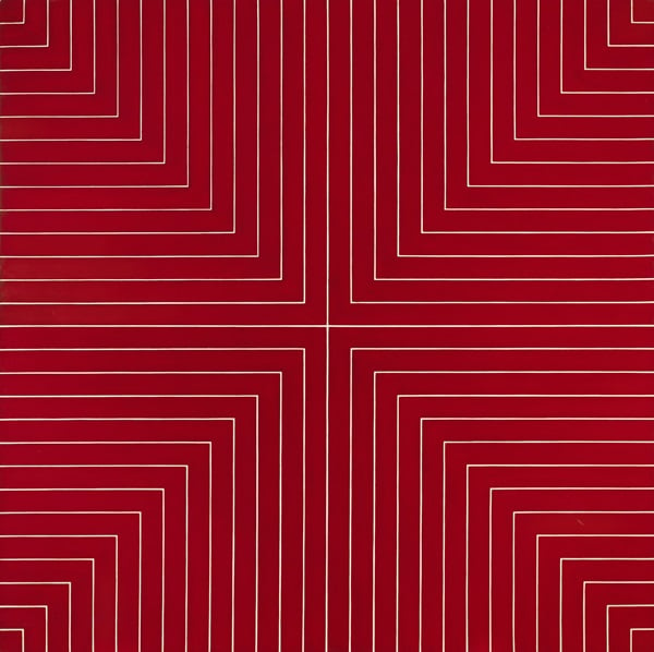 Frank Stella Delaware Crossing (1961). Image: Courtesy of Sotheby's