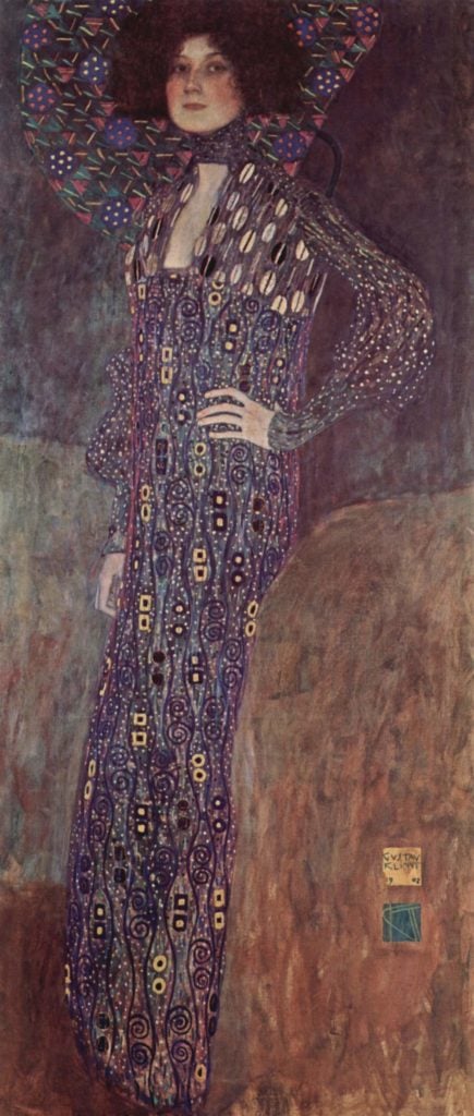Gustav Klimt, Emilie Flöge (1902).