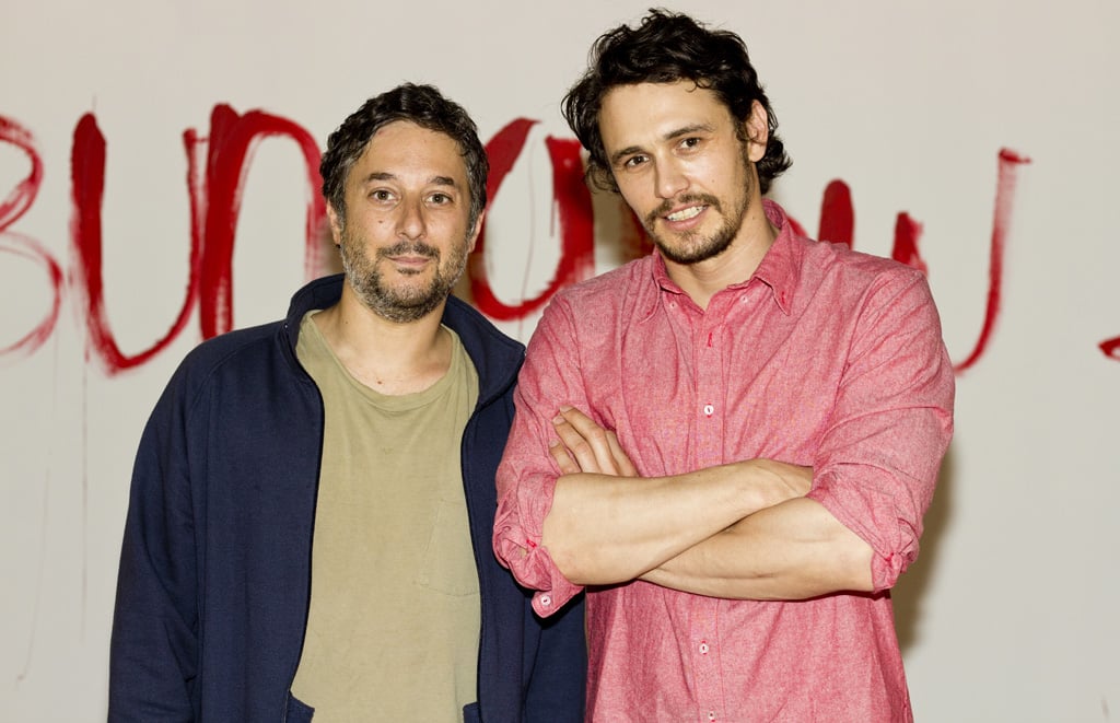 Harmony Korine with James Franco at the opening of "Rebel" at the Museum of Contemporary Art Los Angeles. Photo: MOCA.